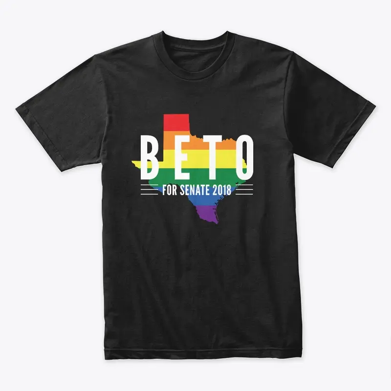 Beto For Senate LGBT Rainbow Pride