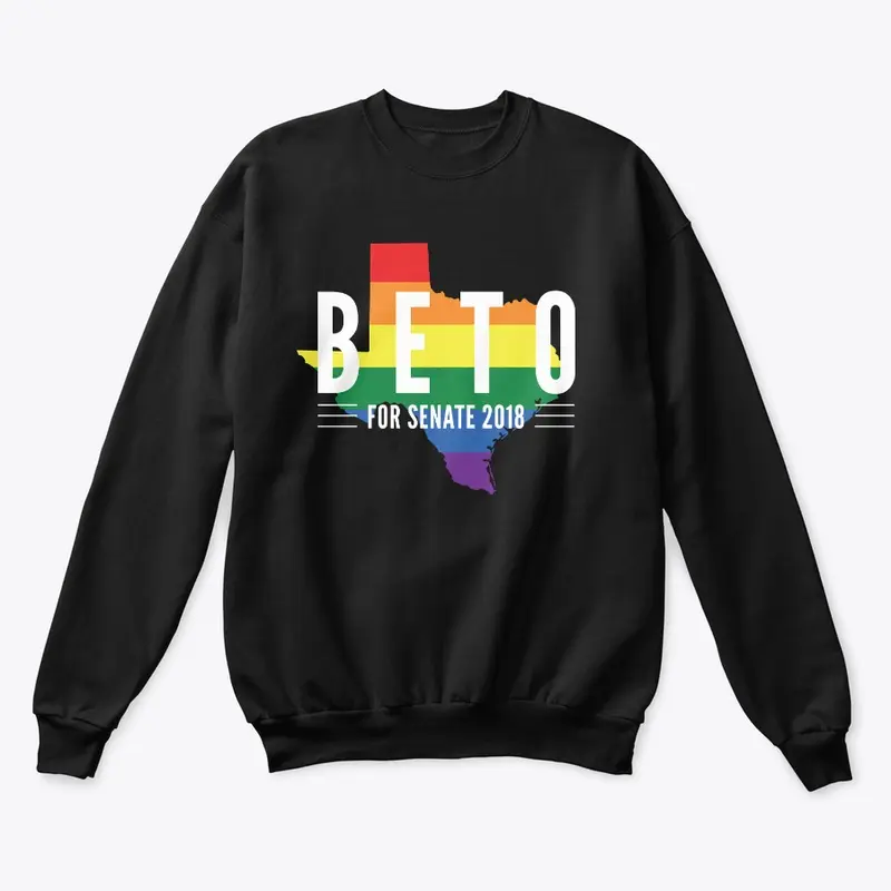 Beto For Senate LGBT Rainbow Pride